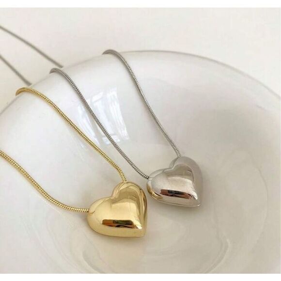 Sterling Heart Necklace - Picture 4 of 6